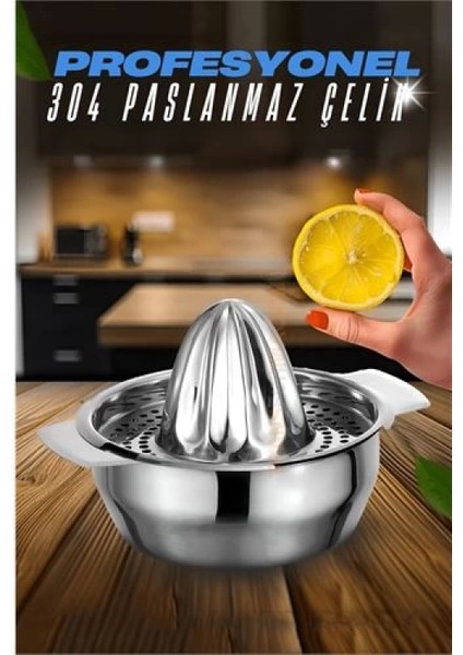 Limon Sıkacağı 304 Paslanmaz Çelik Meyve Sıkacağı Profesyonel