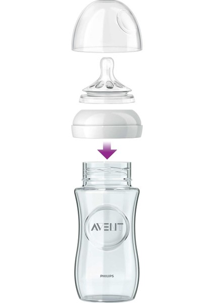 Philips Avent Natural Cam Biberon 240 ml SCF053/17 fırsatları