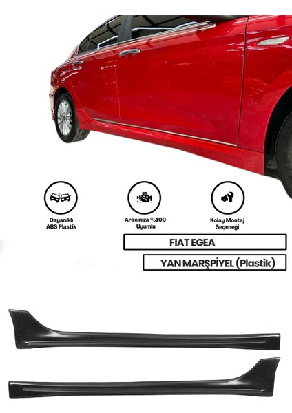 Fiat Egea Yan Marşiyel (Çift) (Plastik)