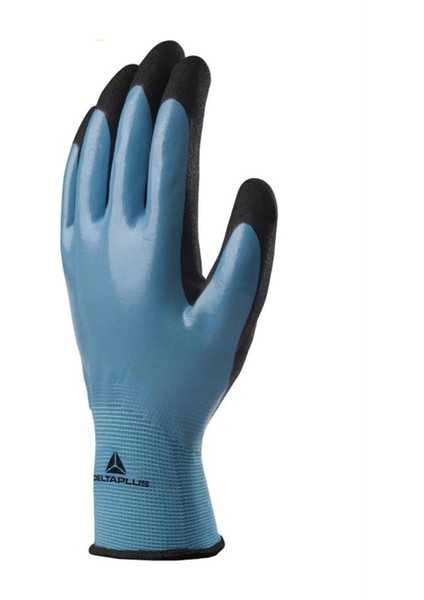 Delta Plus Nitril Kaplama Is Guvenligi Eldiveni VV636 Wet Dry Suya Yağa Kaplamalı Iş