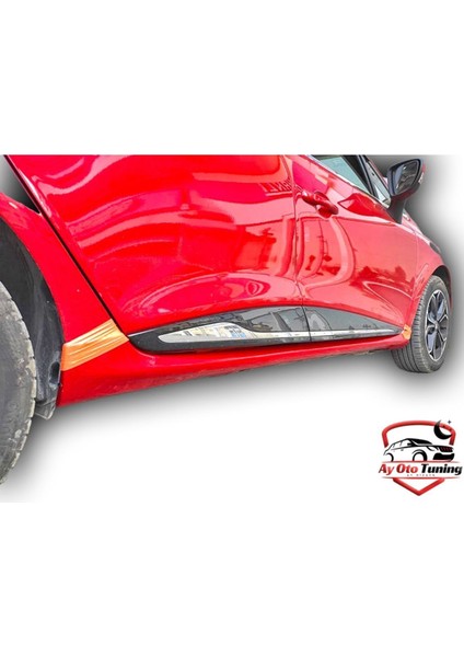 Renault Clio 4 Rs Yan Marşpiyel (Plastik)(Boyasız)