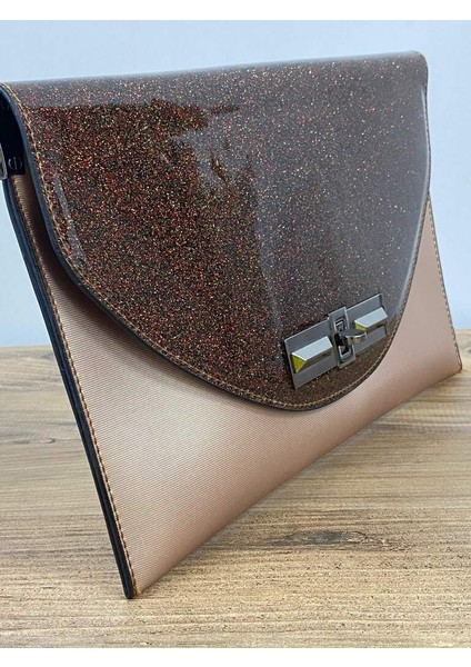 00-02 Renk: Simli Iki Renk Abiye,nişan,düğün El ve Omuz Kadın Çantası fırsatları