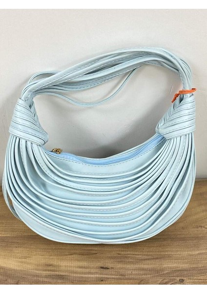 Y5964 Renk: Bebe Mavisi Kadın Biyeli Omuz ve Kol Çanta modelleri