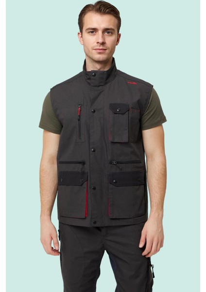 Armadillo Ripstop Çok Cepli Yelek Isg Galium Iş Outdoor Hafif Fonksiyonel Tasarım