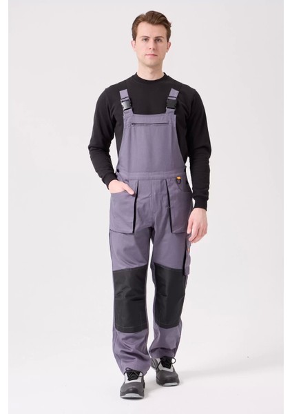 Erkek Gabardin Bahçıvan Tulum Isg Baccata Iş Güvenliği Kot Salopet Denim Çok Cepli fiyatları