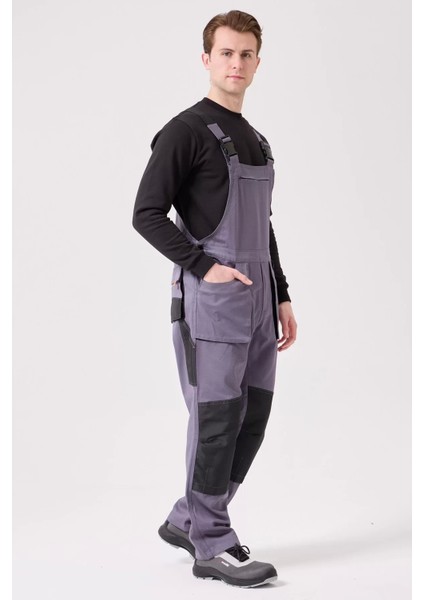 Erkek Gabardin Bahçıvan Tulum Isg Baccata Iş Güvenliği Kot Salopet Denim Çok Cepli modelleri