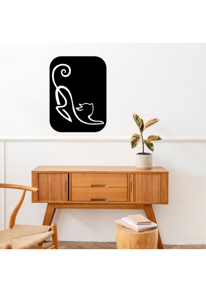 LED Işıklı Kişiselleştirilebilir Kedi Temalı Tablo Simba Dekoratif Gece Lambası fırsatları