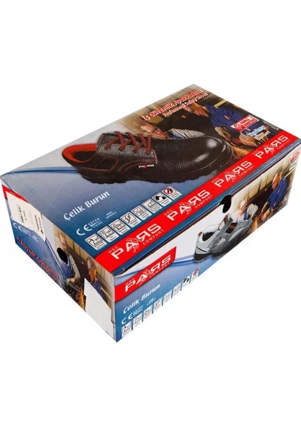 Deri Iş Ayakkabısı Çelik Burunlu Kaymaz 110 En Iso 20345 Pars Rolax Suya indirimleri