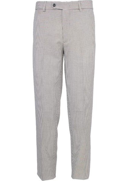 Erkek Klasik Desenli Pantolon Gribeyaz Kazayağı Flato Cepli Iş fiyatları