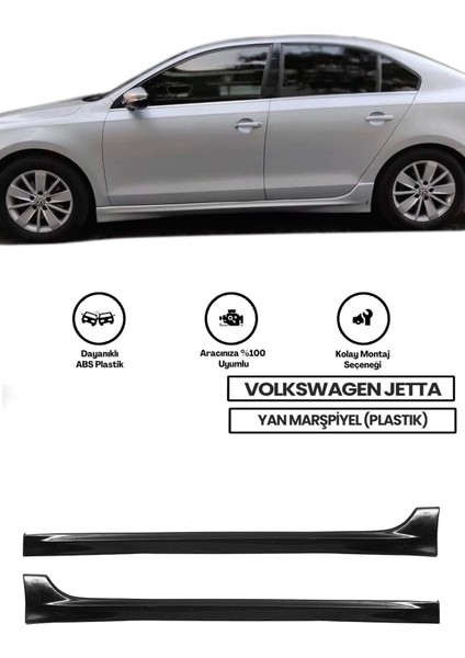 Jetta Yan Marşpiyel (Çift) (Plastik)