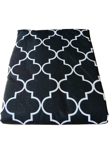 Ütü Masası Kılıfı Keçeli Büyük Boy Ipli Stoperli 55X140CM Damask Black modelleri
