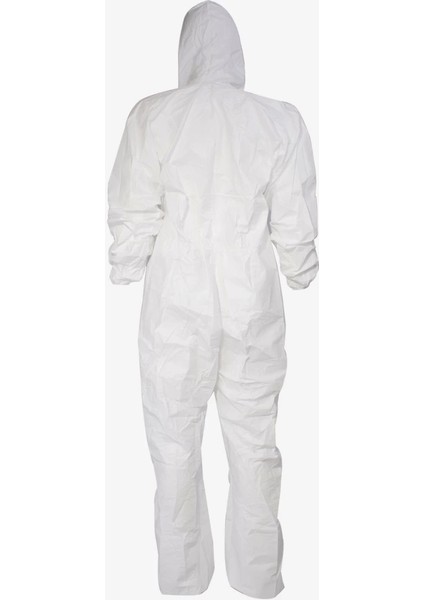 Tek Kullanımlık 55GR. Laminasyonlu Beyaz Tulum Boya Kimya Tamirat Işlerinde fiyatları