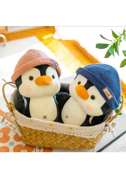 Şanslı Penguen Peluş Oyuncak 20 cm – Kawaii Tasarım, Çocuklar Için Sevimli Hediye
