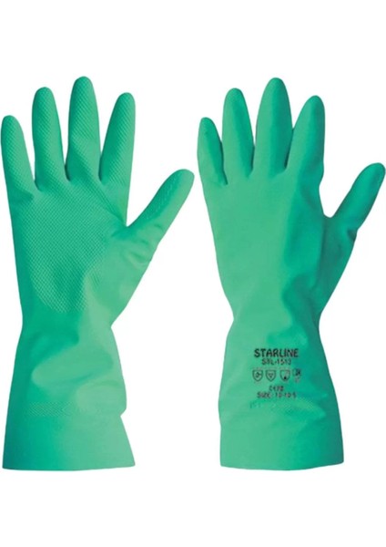 Kimyasal Dayanıklı Nitril Eldiven Starline 1513 En 374 388 Stl Asit Baz Yağlara Kaplama fiyatları
