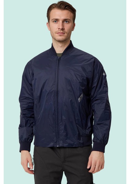 Erkek Monchler Naylon Bomber Ceket Mevsimlik Morino Jacket Fermuarlı Şık Tasarım Kumaş Rahat