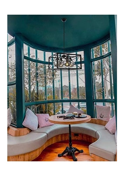 AV-60127-4BSY Siyah Boyalı Modern Avize, E27, Metal, Cam, 45CM modelleri