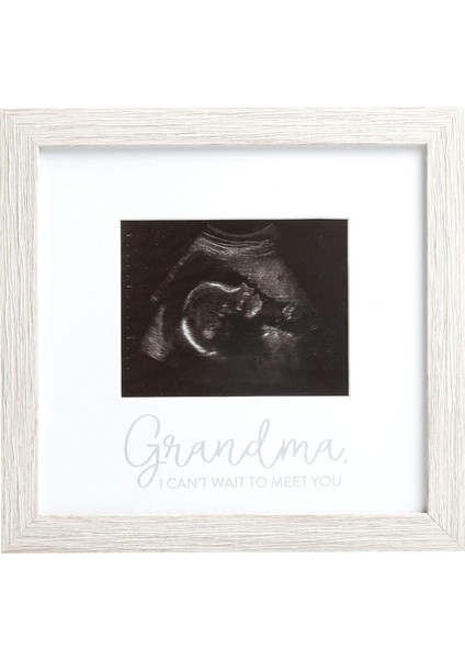 & Milo Rustik Büyükanne Sonogram Resim Çerçevesi, Hamilelik Duyurusu, Ultrason Bebek Fotoğraf Çerçevesi, Cinsiyet-Nötr Bebek Hatıra Çerçevesi, Masa Üstü ve Duvar Dekoru, 4x5 Fotoğraf Ekleme,