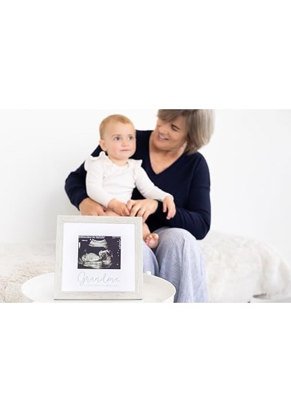 & Milo Rustik Büyükanne Sonogram Resim Çerçevesi, Hamilelik Duyurusu, Ultrason Bebek Fotoğraf Çerçevesi, Cinsiyet-Nötr Bebek Hatıra Çerçevesi, Masa Üstü ve Duvar Dekoru, 4x5 Fotoğraf Ekleme, modelleri