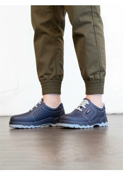 Erkek Iş Güvenliği Ayakkabısı Deri Çelik Burunlu 030 Mekap Rolax