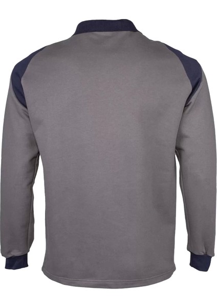 Polo Yaka Sweatshirt 100 Pamuk Kışlık Flora Rahat Kesim Pamuklu Günlük Iş Kullanımı Için indirimleri
