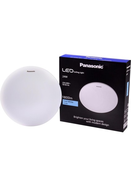 LED Tavan Armatürü, Plafonyer, 24W 1800LM 865 Φ285