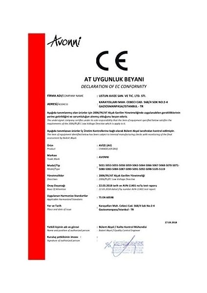 5063 Modern Avize, 60 W, Eskitme Çok Renkli modelleri