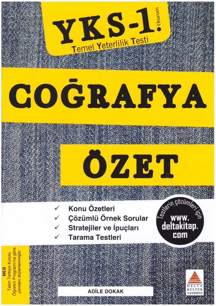 Delta Kültür Yks 1. Oturum Coğrafya Özet (Tyt)
