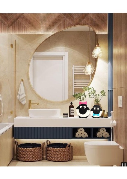 Sevimli Kuzular Tuvalet Kağıtlığı (Banyo & Wc Dekorasyon Ürünü) fiyatları