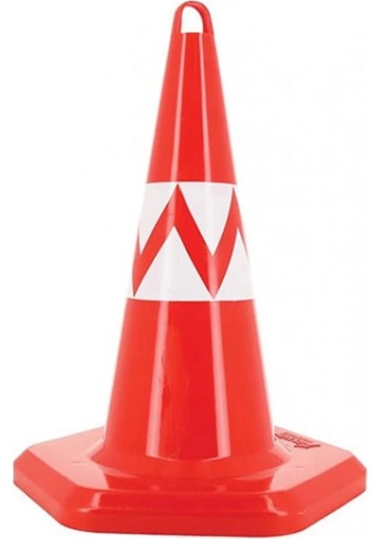 Kulplu Trafik Konisi Is Guvenligi Urunu 6 Koseli Tabanli UT5024 Altı Köşeli fiyatları