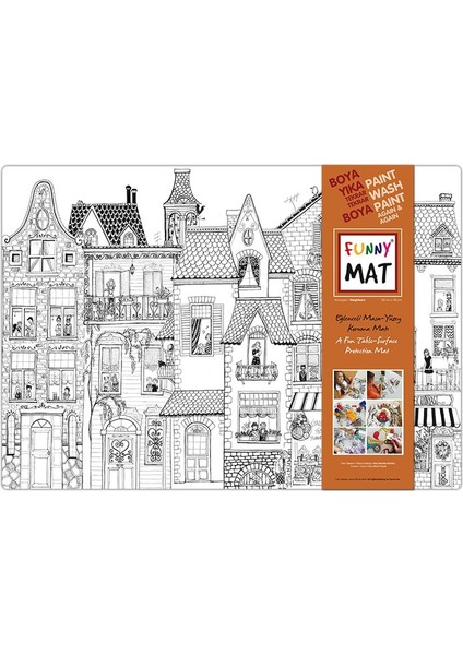 Funny Mat - Komşular (Büyük Boy) - 68X48CM