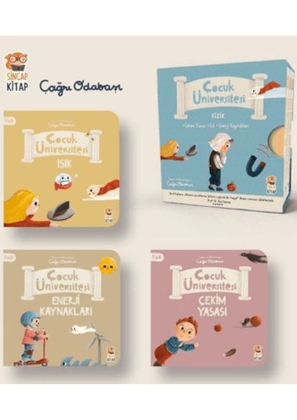Çocuk Üniversitesi Fizik Set (3 Kitap)
