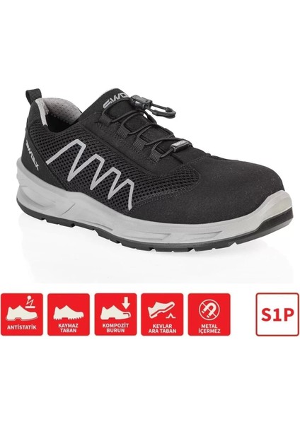 Swolx Aırx 110 Nefes Alan Iş Güvenliği Ayakkabısı S1P Aır Çelik Burunlu Hafif Alabilir modelleri