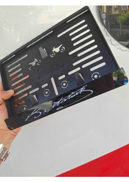 Motosiklet Plakalık Atatürk Imzalı modelleri