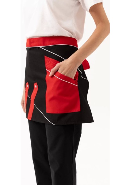 Servis Önlüğü Kırmızısiyahbeyaz Iş Güvenliği Laurus fırsatları