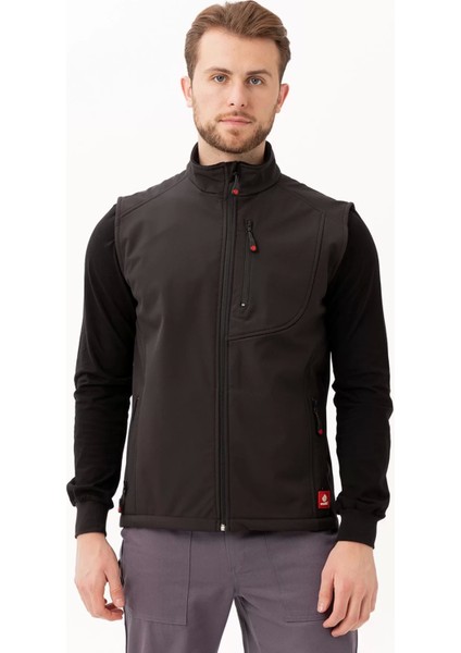 Softshell Erkek Yelek Kışlık Iş Güvenliği Salina Günlük Kullanıma Uygun Konforlu Kesim Fermuarlı fiyatları