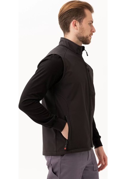 Softshell Erkek Yelek Kışlık Iş Güvenliği Salina Günlük Kullanıma Uygun Konforlu Kesim Fermuarlı modelleri