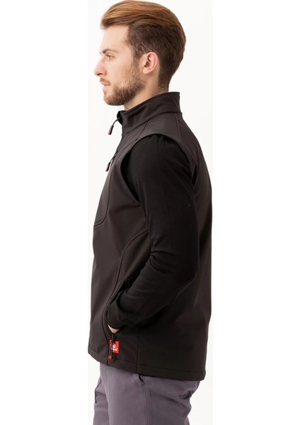 Softshell Erkek Yelek Kışlık Iş Güvenliği Salina Günlük Kullanıma Uygun Konforlu Kesim Fermuarlı fırsatları