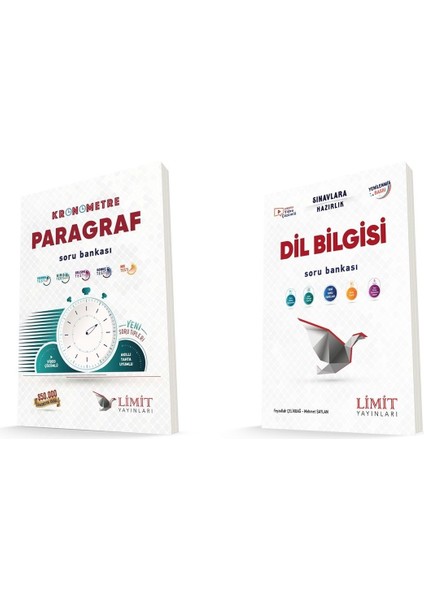 Limit Tyt Dil Bilgisi + Paragraf Soru Bankası Seti 2 Kitap 2024
