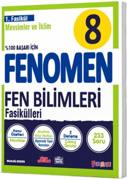 Fenomen 8 Fen Bilimleri 1.2.3.4.5.6 Fasikül fiyatları