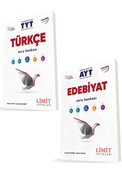 Limit Limit Tyt Türkçe ve Ayt Edebiyat Soru Bankası (2 Kitap)