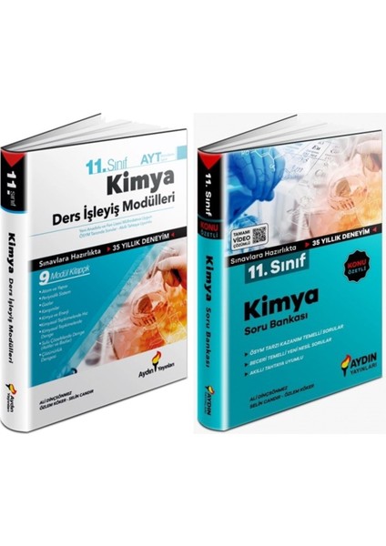 Aydın 2024 11. Sınıf Kimya Ders Işleyiş Soru Seti 2 Kitap