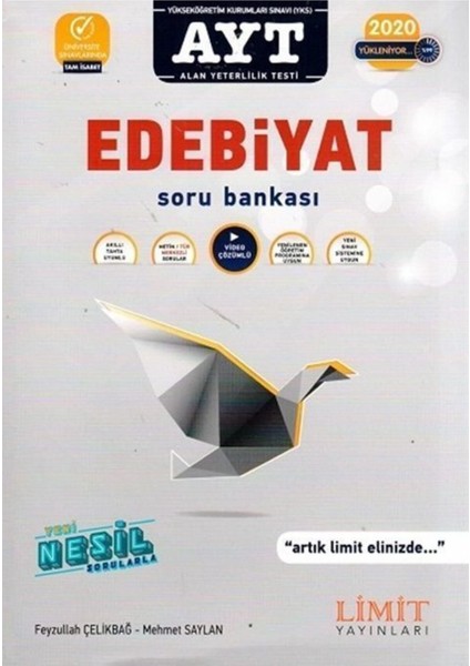 Güncel Baskı Limit Ayt Edebiyat Soru Bankası