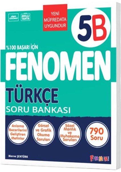 Fenomen 5.sınıf Türkçe B Soru Bankası Güncel Baskı