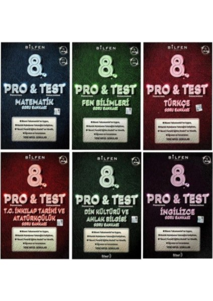Bilfen 8. Sınıf Protest Soru Bankası Seti
