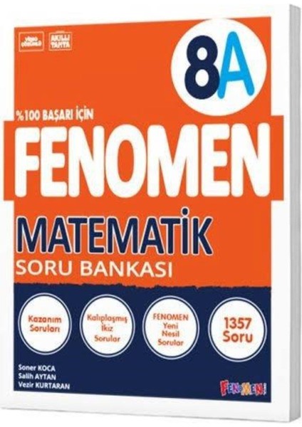 8.sınıf Fenomen A Matematik + B Matematik + B Paragraf Soru Bankası Seti fiyatları