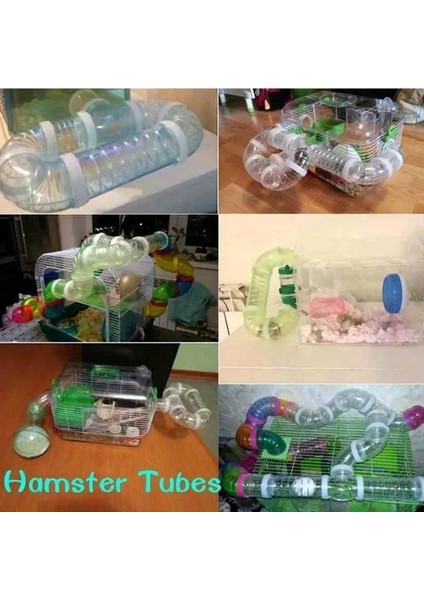 Hamster Için Egzersiz ve Oyun Tüneli Seti