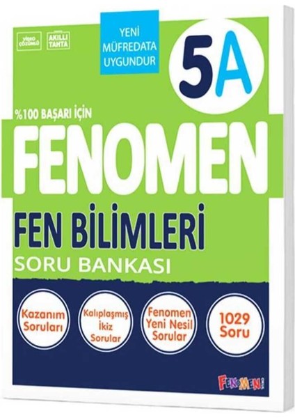 Fenomen 5.sınıf Fen Bilimleri (A) Soru Bankası