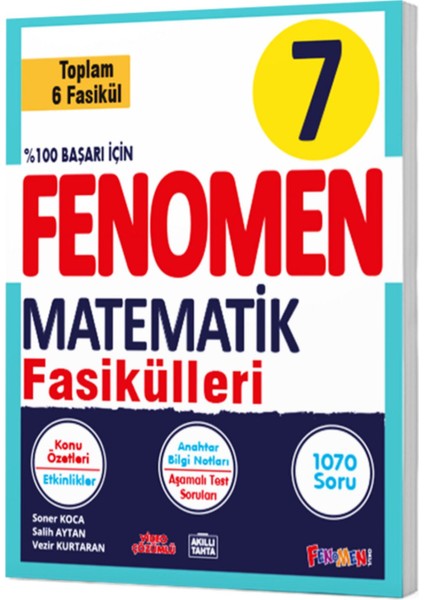 Fenomen 7 Matematık Fasıkül Setı (1-2-3-4-5-6. Sayılar)