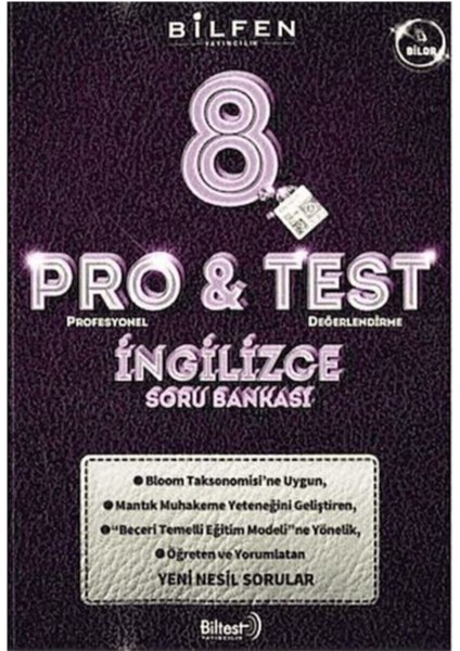 Bilfen Protest 8.sınıf Ingilizce Soru Bankası 2023-2024 Müfredat