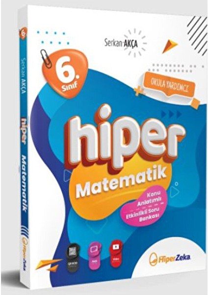 Hiper Zeka Yayınları 6.sınıf 2025 Matematik Konu Anlatımlı Soru Bankası